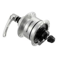 Stebulė su integruota dinama Shimano DH-3D72 // 6V - 3W // 32H, diskiniams CL, greitveržlė