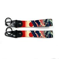 Japanese-style Japanese-style Ukiyo-e Painting Mount Fuji Wave Tiger Dragon Carp Eagle Beak Keychain Pendant