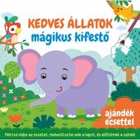 Mieli Gyvūnų magijos spalvinimo knyga - Dovana su teptuku