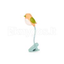 Lemputė knygai „Birdie“, rožinė