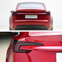 Tesla Model 3 Highland 2024 Automobilio Galinio Žibinto Apsauginė Plėvelė TPU Galinio Žibinto Dangtelio Lipdukas Apdaila - Dūminės Juodos Spalvos Pakeitimas Smoked Black