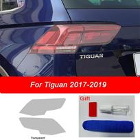 Volkswagen Tiguan 2017- Priedai Automobilio priekinių žibintų apsauginė plėvelė Tonuota galinių žibintų dūminė juoda Skaidri TPU lipdukas Headlight B