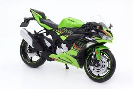Doyusha Metalinė motociklo modelio skalė 2023 Kawasaki Ninja Žalias Baigtas produktas 1/12 ZX-6R