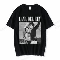 Lana Del Rey Marškinėliai Vyrams Mada Marškinėliai Medvilniniai Marškinėliai Vaikams Hip Hop Viršūnės Marškinėliai Moterims Viršūnės Reperis Marškinėliai Unisex Viršūnės Berniukui S juoda