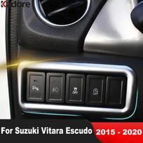 Skirta Suzuki Vitara Escudo 2015 2016 2017 2018   Matinis Automobilio Priekinių Žibintų Jungiklio Mygtuko Apdailos Interjero Aksesuarai