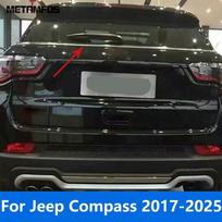Skirta Jeep Compass 2017-2024 2025 Galinio lango spoilerio dangtelio apdailos juostelė Uodegos bagažinės sparno lipdukas Išorės aksesuarai Automobilio stilius