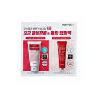 Medipeel+ Red Lacto Collagen linijos prausiklio ir tepamos veido kaukės mėginukų rinkinys
