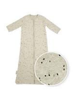 Miegmaišis kūdikiui 110 cm, TOG 1,  Rib Mini Spot, sand melange, Meyco Baby