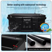 GUARDA 2117NC UL Fireproof & Waterproof Portable Safe Box juoda spalva