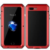 Heavy Doom Armor aliuminio metalinis telefono dėklas smūgiams atsparus dangtelis ekrano apsauga, skirta iPhone 15 14 13 12 11 Pro Max XS XR 8 7 Plus For iPhone X  XS juoda