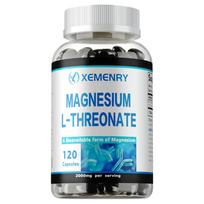Magnio L-treonatas 2000 mg – Smegenų ir nervų sistemos sveikata, Nootropikas, Atmintis 120