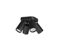 Ideal Lux - LED taškinis šviestuvas DYNAMITE 4xGU10/7W/230V CRI 90 juoda