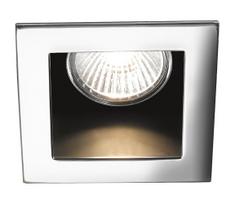 Ideal Lux - Įleidžiamas šviestuvas FUNKY 1xGU10/50W/230V 9x9 cm blizgus chromas