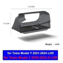 Skirta Tesla naujam Model Y Juniper 2025 paleidimo modeliui, Model 3 Highland 2024, saugojimo dėžutė po ekranu, paslėptas organizatoriaus padėklas centrinėje konsolėje
