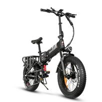 SAMEBIKE RS-A02 Pro Sulankstomas Elektrinis Dviratis 20 colių su 48V15AH Baterija juoda