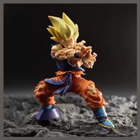 Dragon Ball Z Son Goku Anime Figūrėlė Kovos Žala Šoko Banga Manga Statulėlė PVC Veiksmo Figūrėlė Kolekcionuojamas Modelis Lėlės Žaislai