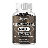 Liposomal NAD Supplemen With L-Tyrosine and Ashwagandha for Cellular Repair & Energy Metabolism - 120 Vegetarian Capsules 120