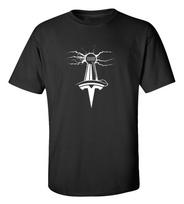 Tesla Motors marškinėliai T-shirt Elektrinis Modelis S Roadster Automobilis Unisex marškinėliai M
