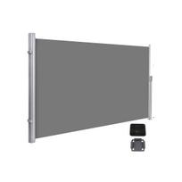 Ištraukiama šoninė markizė 2 x 3,5 m, pilkos spalvos