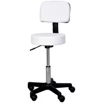 Biuro kėdė Homcom 35x35x84cm., baltos/juodos spalvos