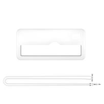 Anti-Scratch Camera Protector Silicone Cover Shell for Kodak Charmera Keychain Digital Camera balta