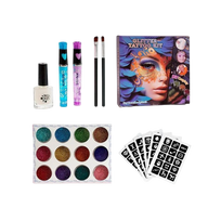 Laikinų tatuiruočių rinkinys mergaitėms su blizgučiais / Glitter tattoo