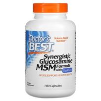 Doctor's Best Synergistic Glucosamine MSM Formula with OptiMSM - 180 kapsulių
