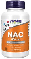 NOW Foods NAC with Selenium, 600mg - 100 kapsulių