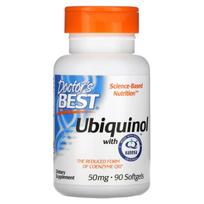 Doctor's Best Ubiquinol with Kaneka, 50mg - 90 kapsulių