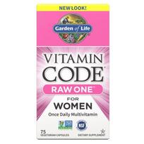 Garden of Life Vitamin Code RAW ONE for Women - 75 kapsulių
