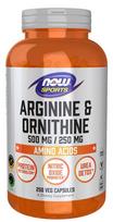 NOW Foods Arginine & Ornithine - 250 kapsulių