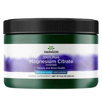 Swanson Magnesium Citrate, Powder 630mg - 244 gramų