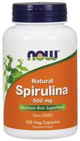 NOW Foods Spirulina - Natural, 500mg - 120 kapsulių