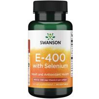 Swanson E with Selenium, 400IU - 90 kapsulių