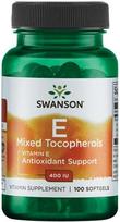 Swanson Vitamin E Mixed Tocopherols, 400 IU - 100 kapsulių