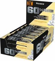 Weider 60% Protein Bar, Vanilla-Caramel - 24 x 45g