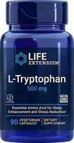 Life Extension L-Tryptophan, 500mg - 90 kapsulių