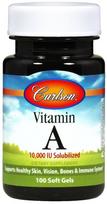 Carlson Labs Vitamin A Solubilized, 10 000 IU - 100 kapsulių