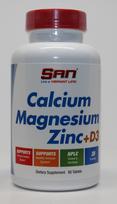 SAN Calcium Magnesium Zinc + D3 - 90 tablečių