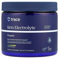 Trace Minerals Keto Electrolyte Powder, Lemon Lime - 369 gramų