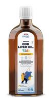 Osavi Norwegian Cod Liver Oil Kids, 500mg Omega 3 (Lemon) - 250 ml.