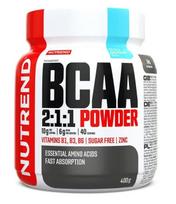 Nutrend BCAA 2:1:1 Powder, Icy Blue Raspberry - 400 gramų
