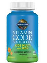 Garden of Life Vitamin Code Kids Multi with Iron Gummies, Orange - 90 guminukų