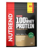 Nutrend 100% Whey Protein, Banana + Strawberry - 400 gramų