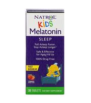 Natrol Kids Melatonin, Strawberry - 30 tablečių