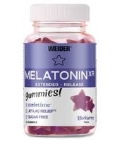 Weider Melatonin XR, Blackberry - 60 guminukų
