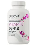 OstroVit Vitamin D3 + K2 - 90 kapsulių