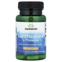 Swanson Suntheanine L-Theanine, 200mg - 60 kapsulių