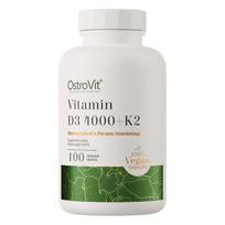 OstroVit Vitamin D3 4000 + K2 Vegan - 100 tablečių