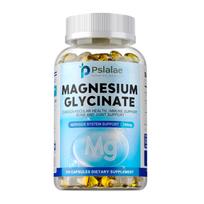 Pslalae Magnio Glicinatas Kapsulės 500mg - Skatina nervų funkciją, žarnyno veiklą, atsipalaidavimą. Veganiškos kapsulės moterims ir vyrams 120